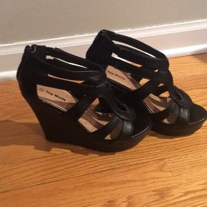 Strappy Wedge Gladiator Ladies Platform Sandals